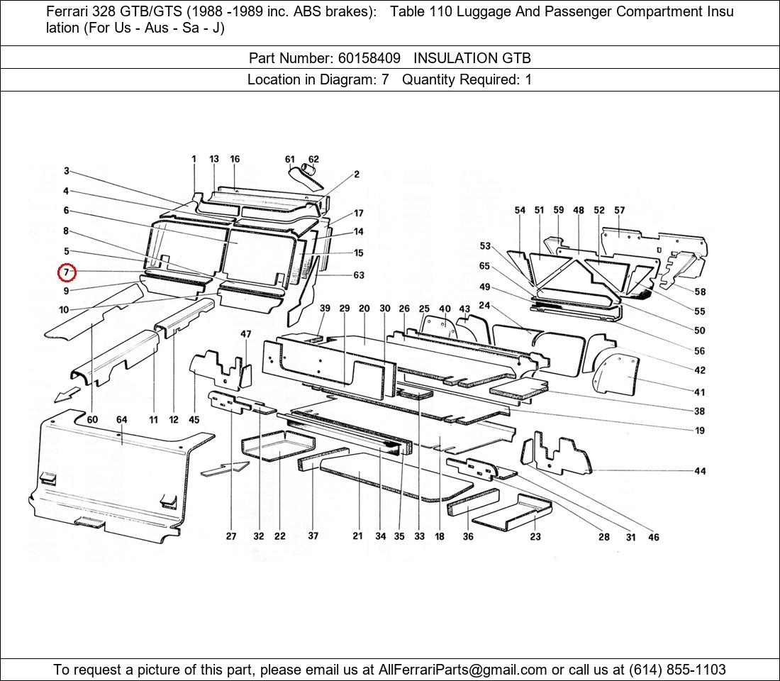 Ferrari Part 60158409