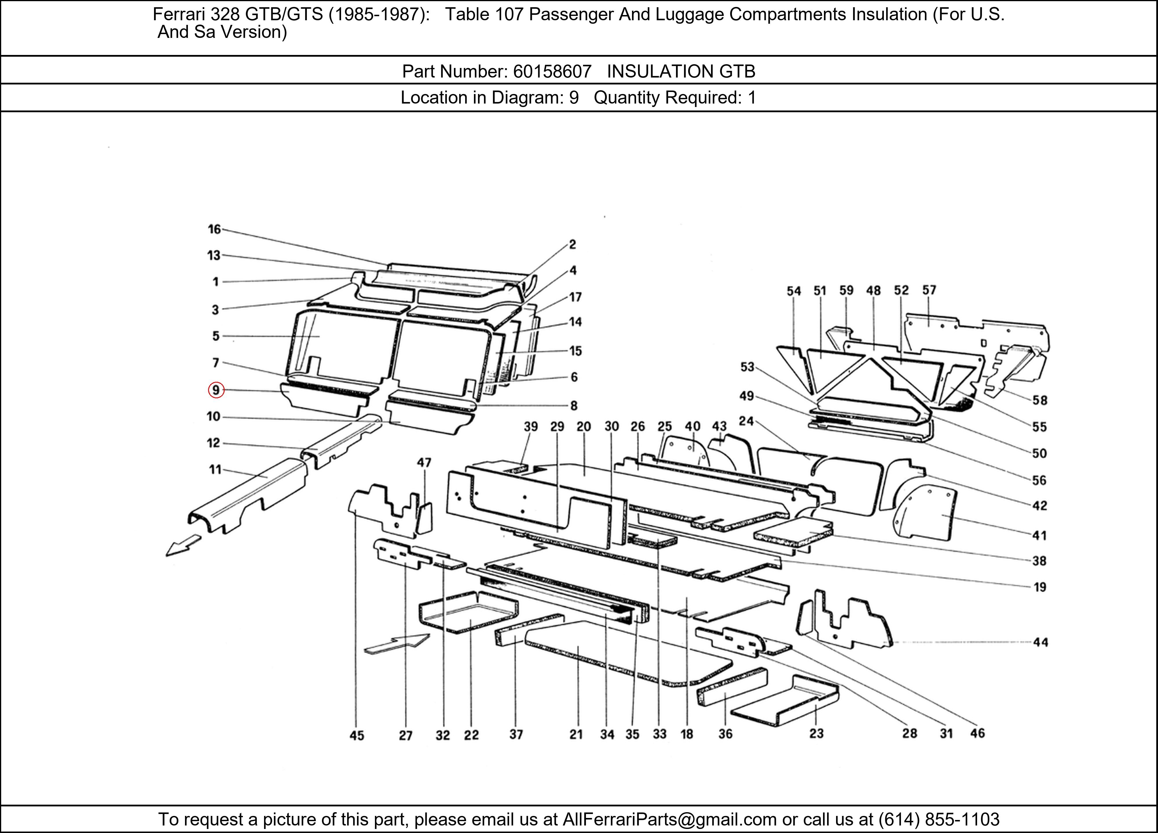 Ferrari Part 60158607