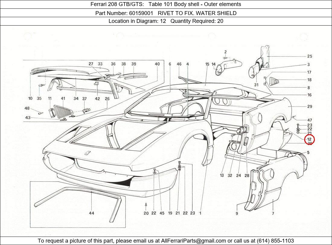 Ferrari Part 60159001