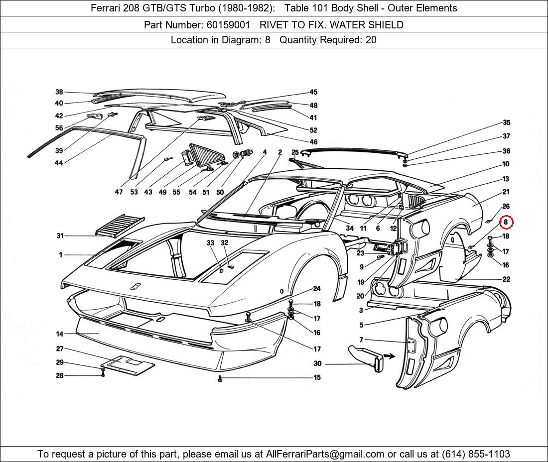 Ferrari Part 60159001