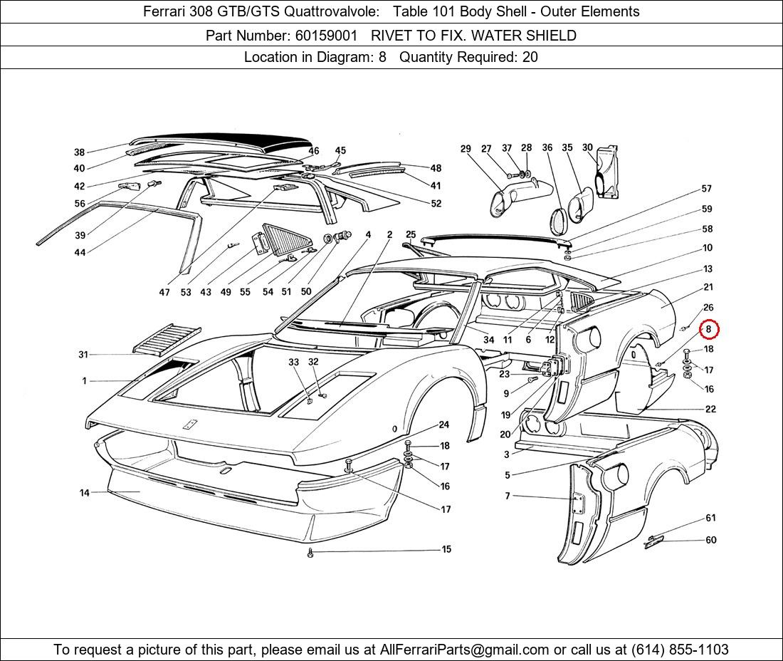 Ferrari Part 60159001