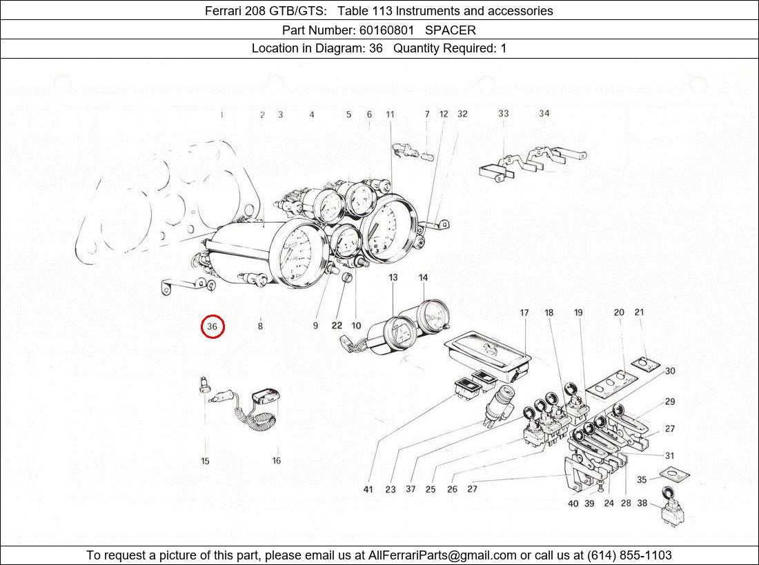 Ferrari Part 60160801