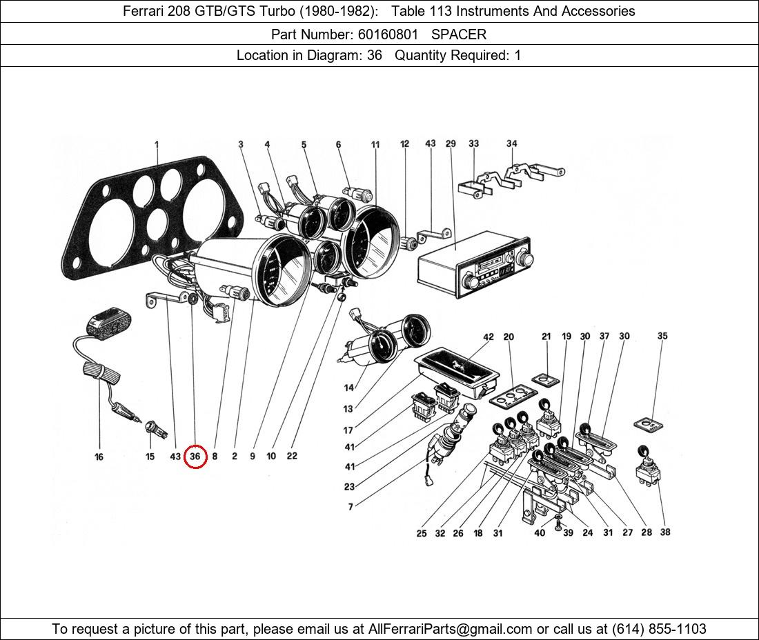 Ferrari Part 60160801