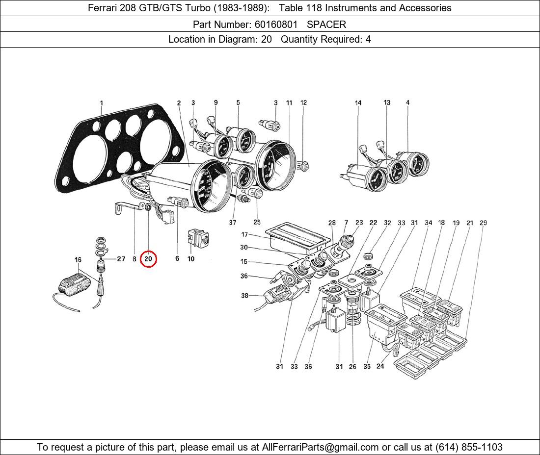 Ferrari Part 60160801