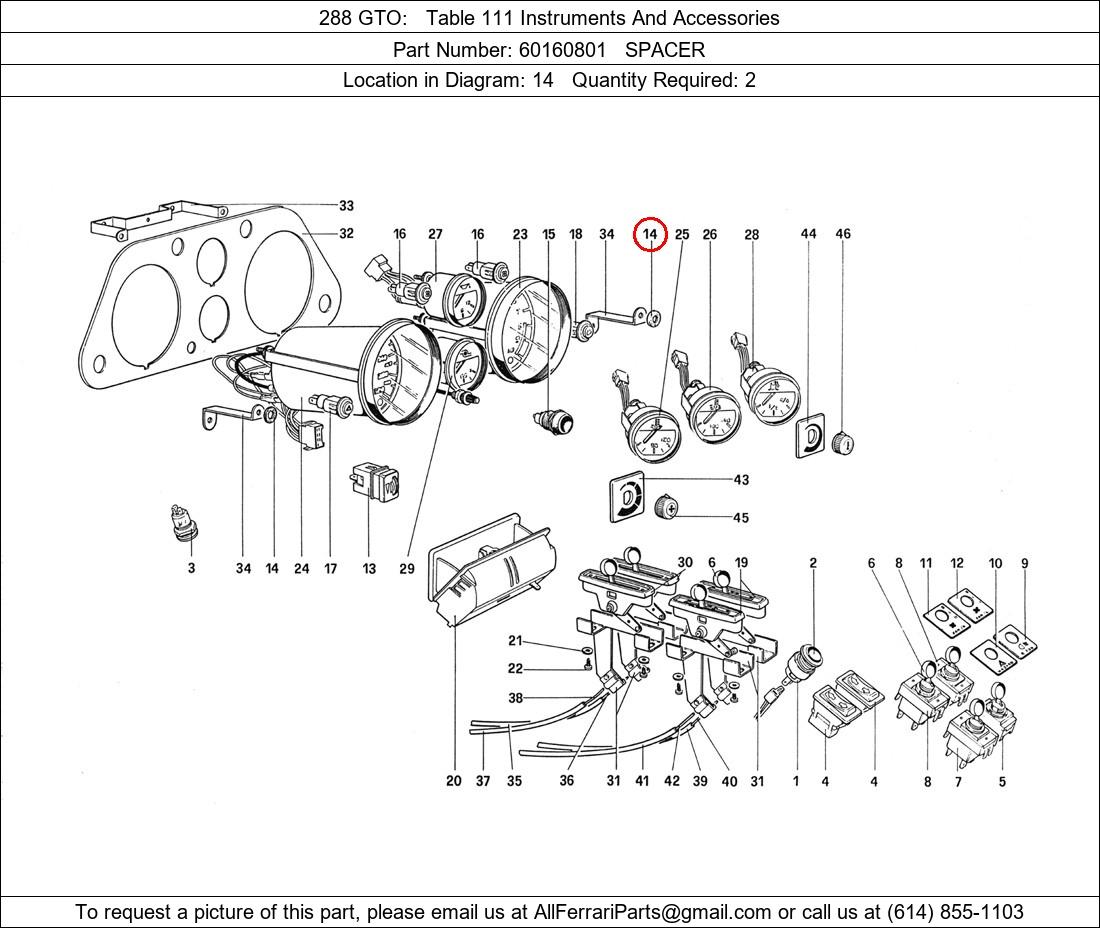 Ferrari Part 60160801