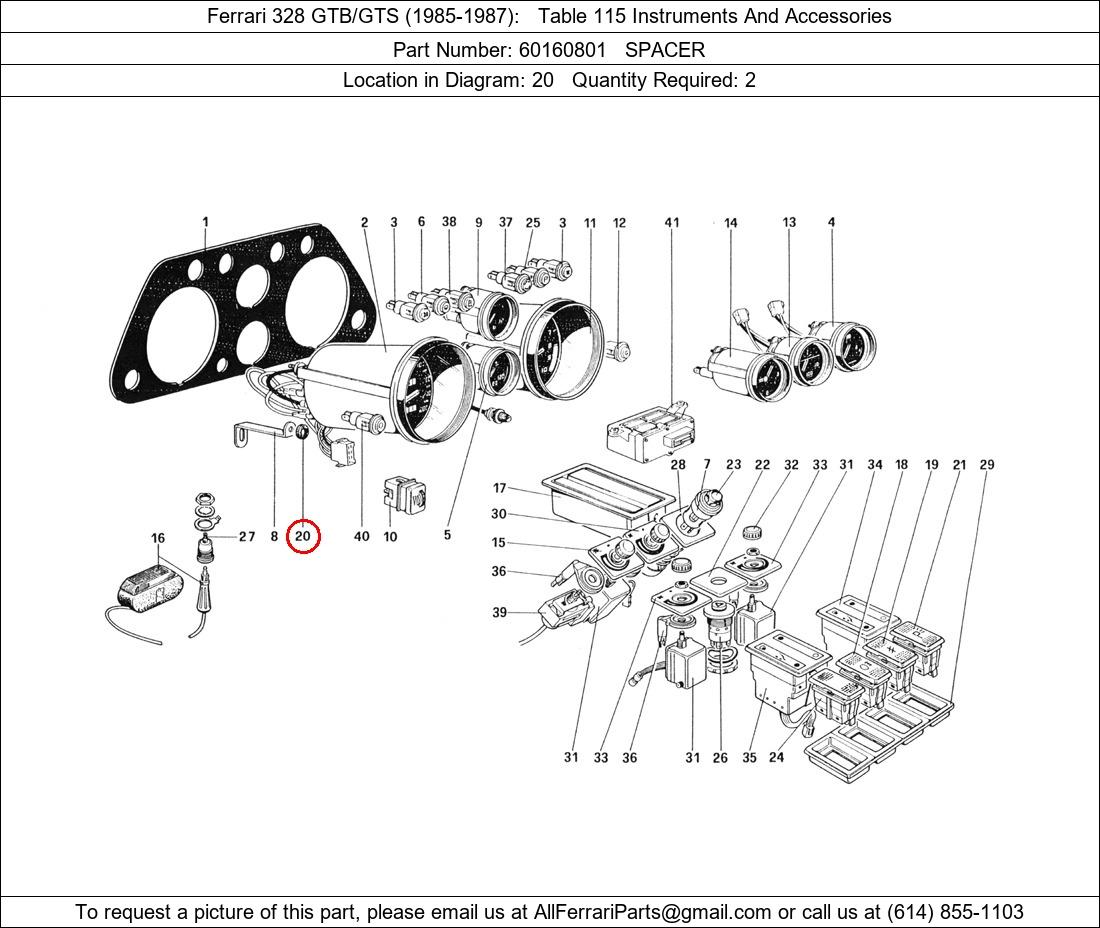 Ferrari Part 60160801