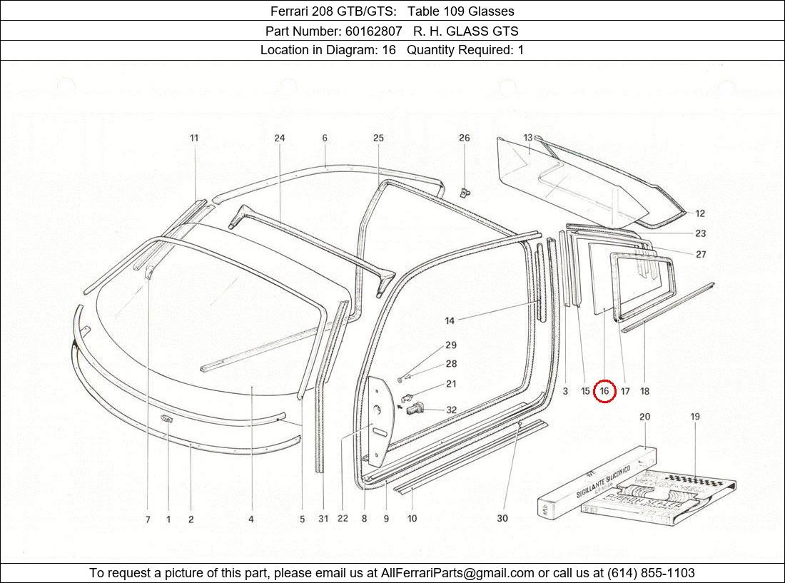 Ferrari Part 60162807