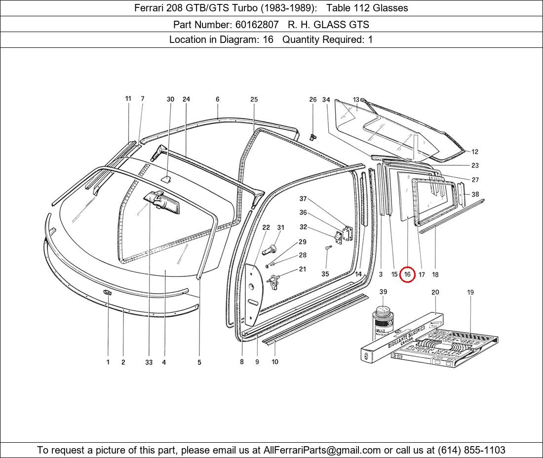 Ferrari Part 60162807