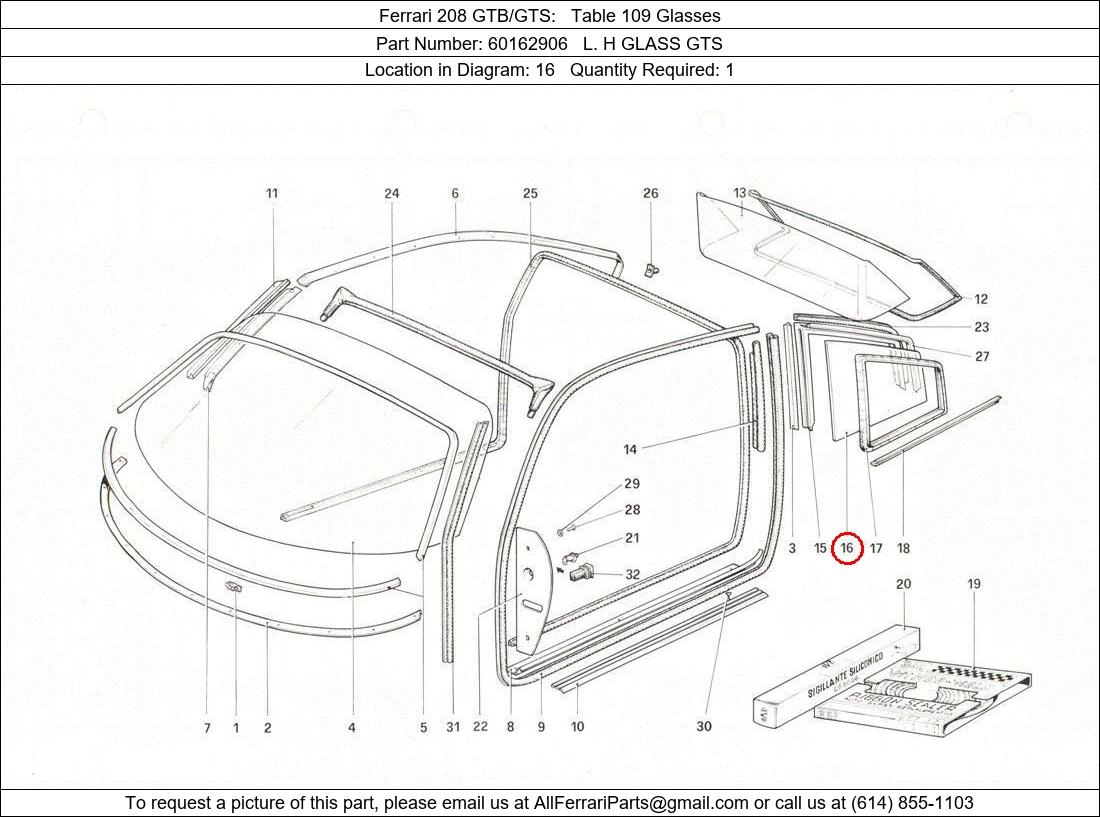 Ferrari Part 60162906