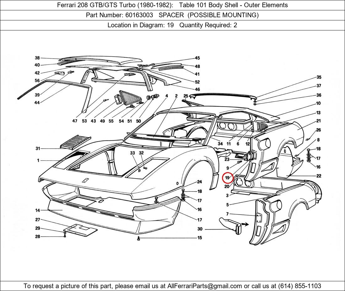 Ferrari Part 60163003