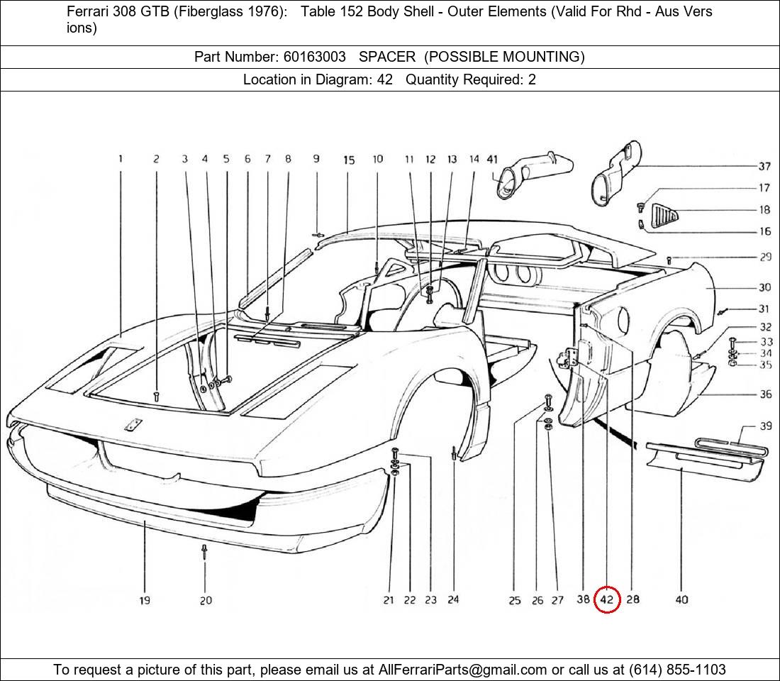 Ferrari Part 60163003