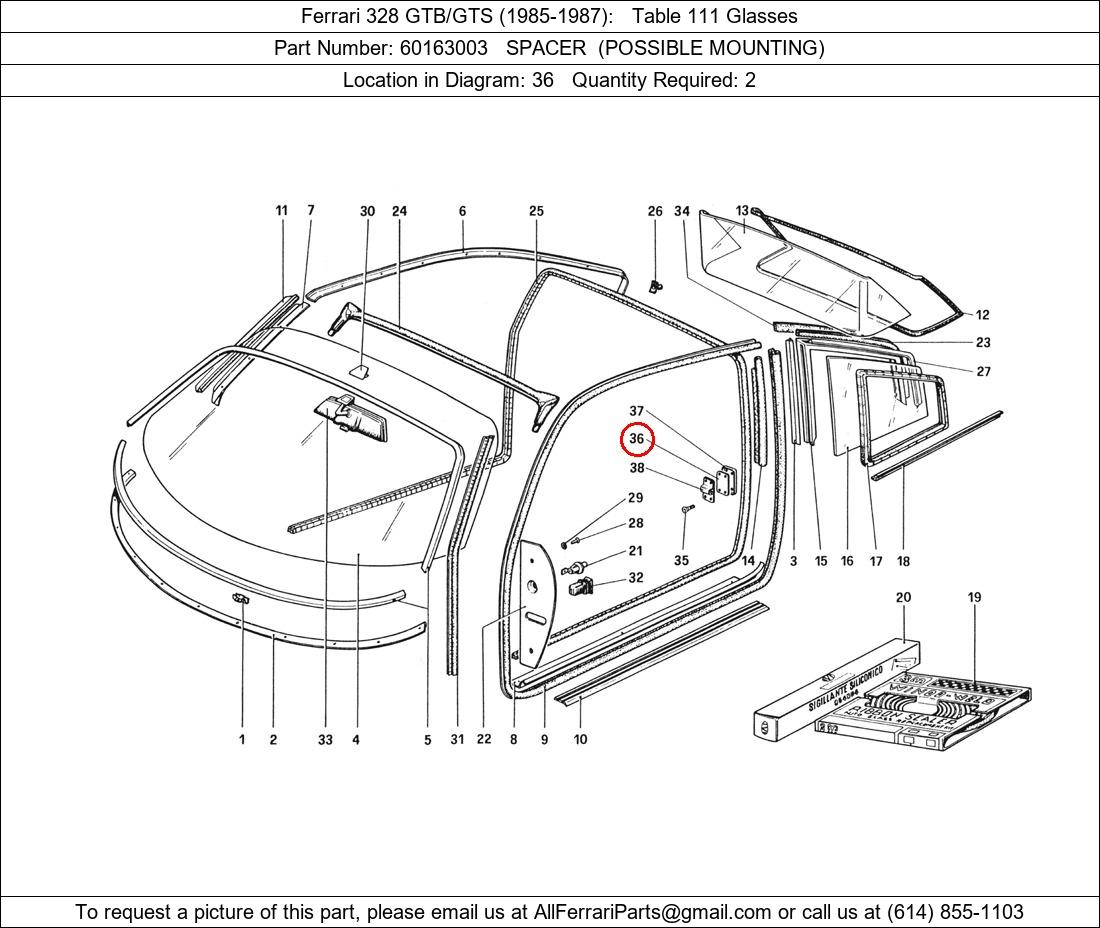 Ferrari Part 60163003