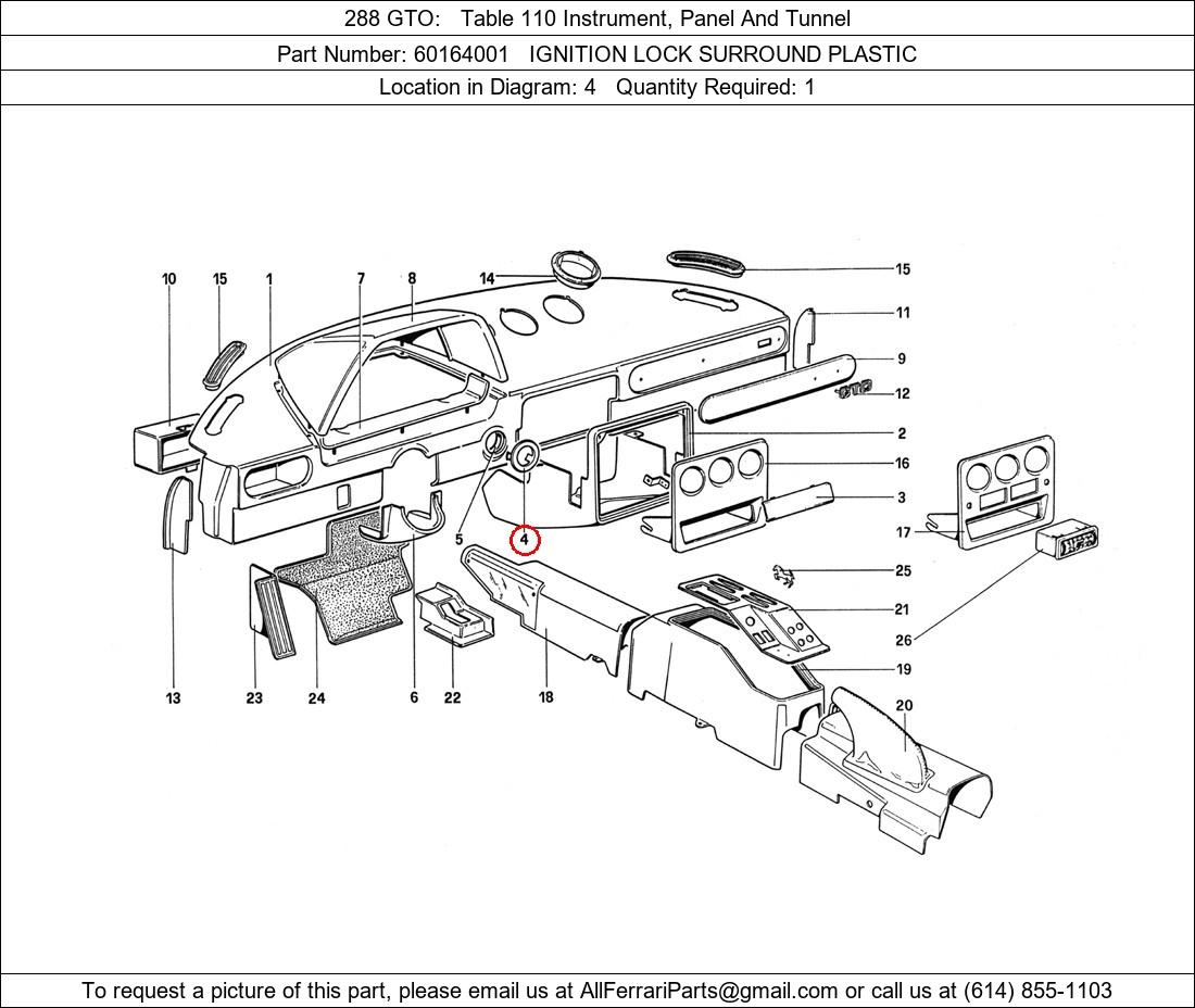 Ferrari Part 60164001