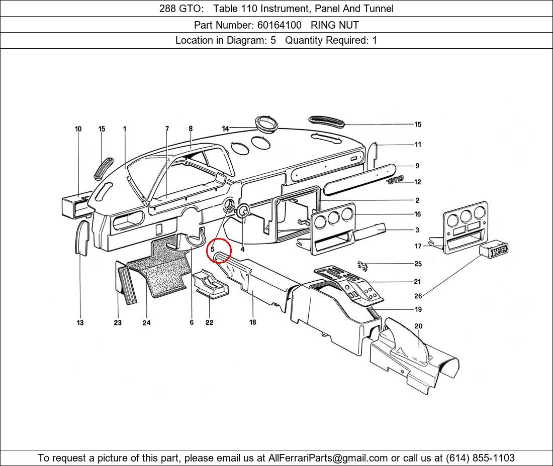 Ferrari Part 60164100