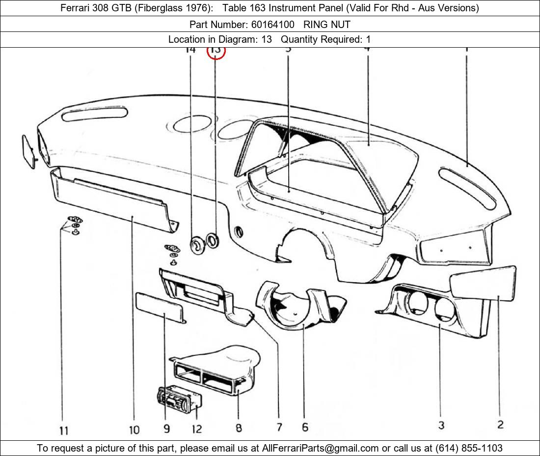 Ferrari Part 60164100