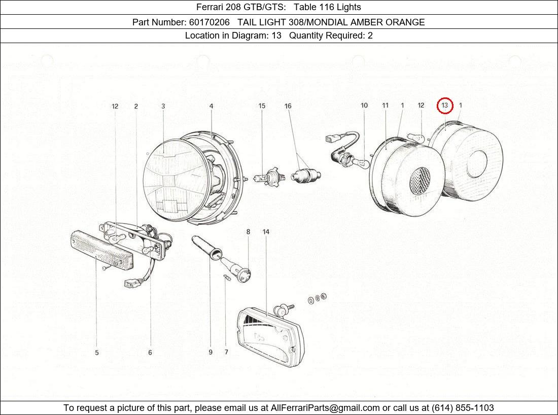 Ferrari Part 60170206