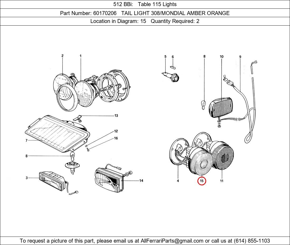 Ferrari Part 60170206