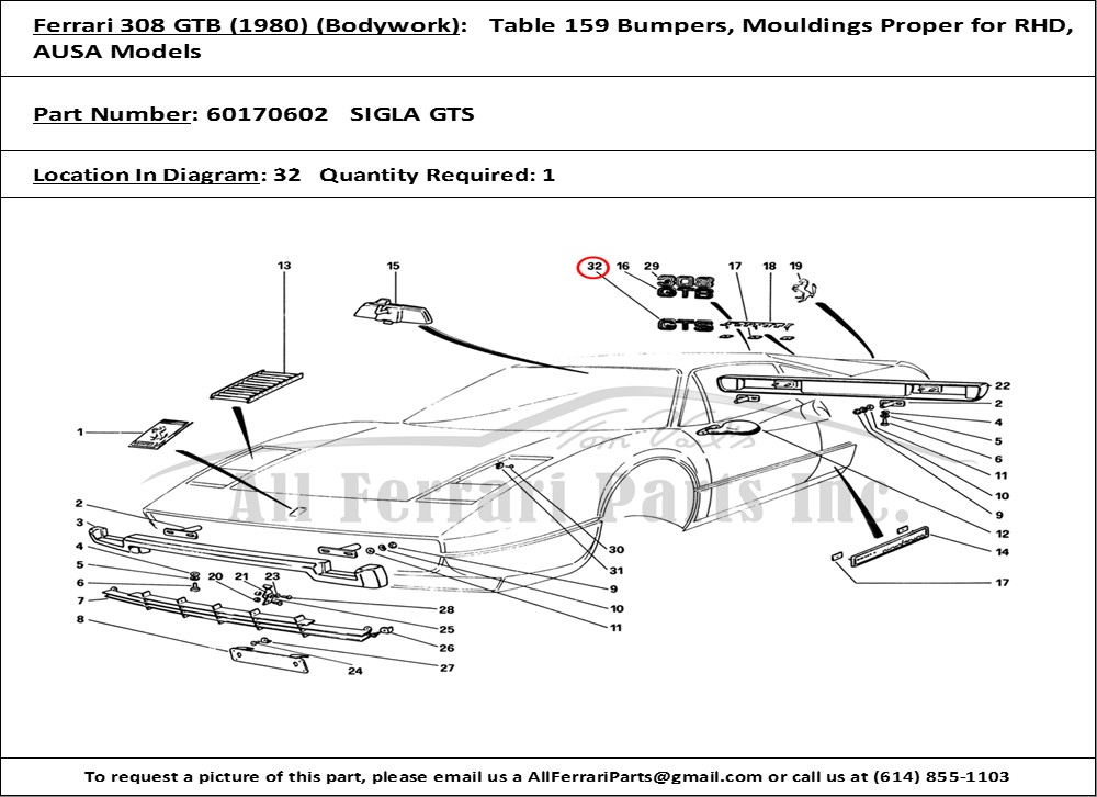 Ferrari Part 60170602