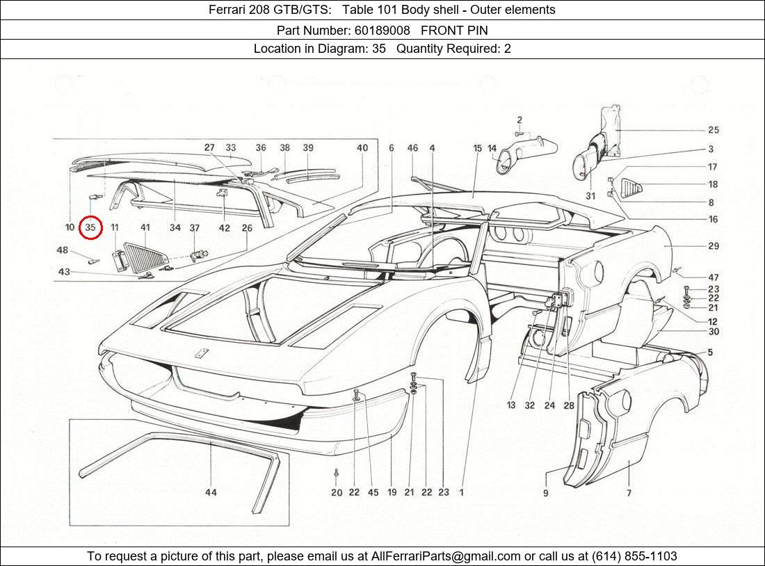 Ferrari Part 60189008