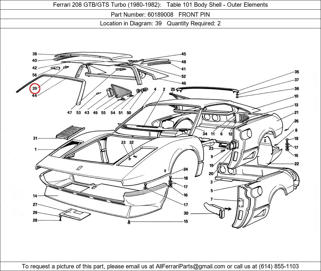 Ferrari Part 60189008