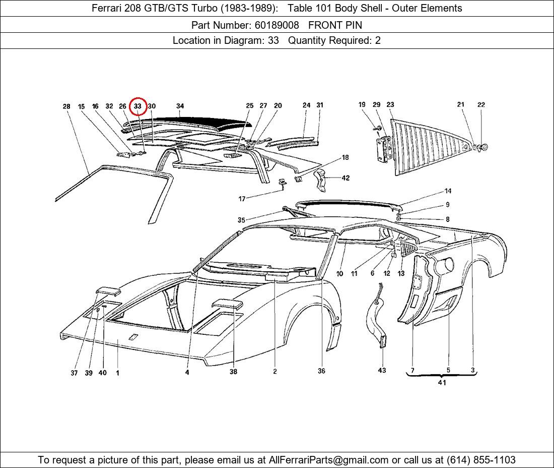 Ferrari Part 60189008