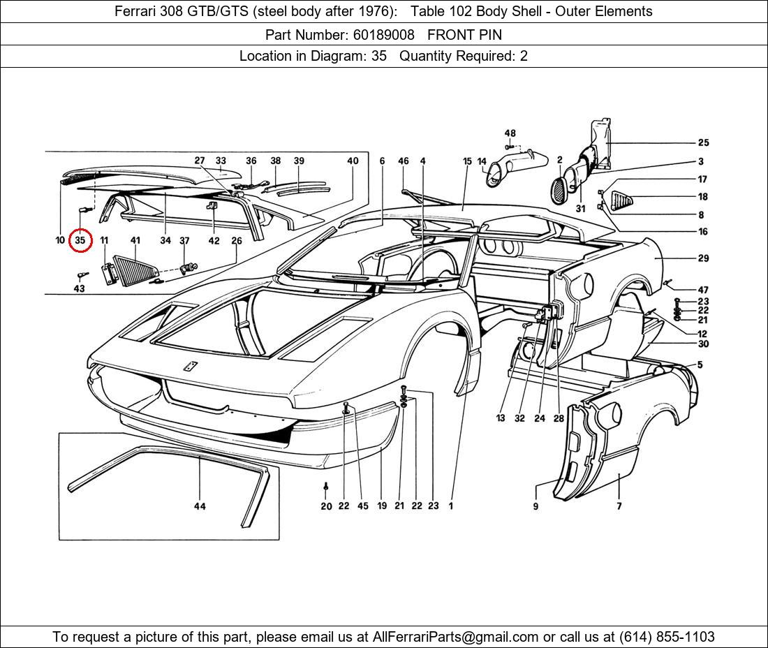 Ferrari Part 60189008