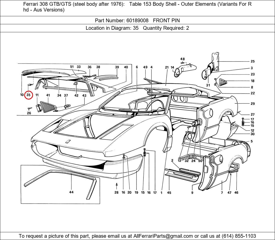 Ferrari Part 60189008