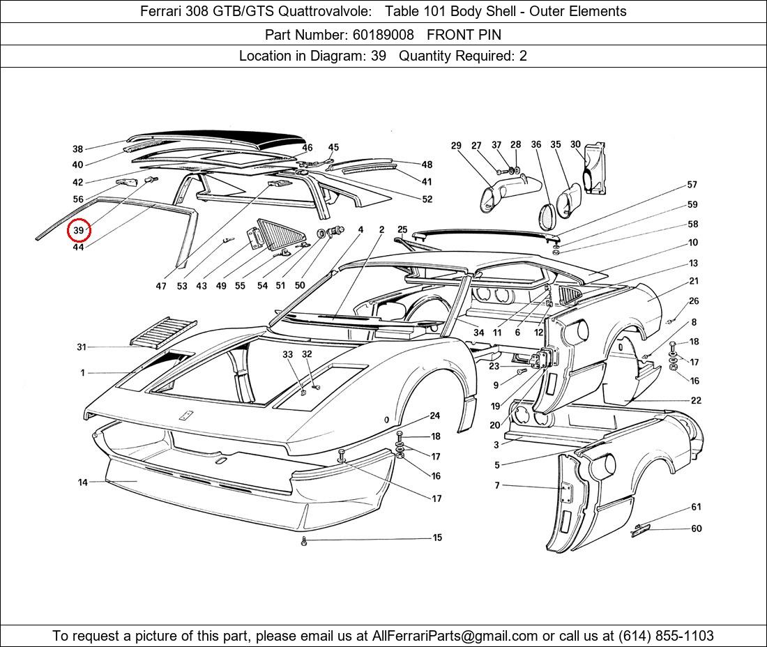 Ferrari Part 60189008