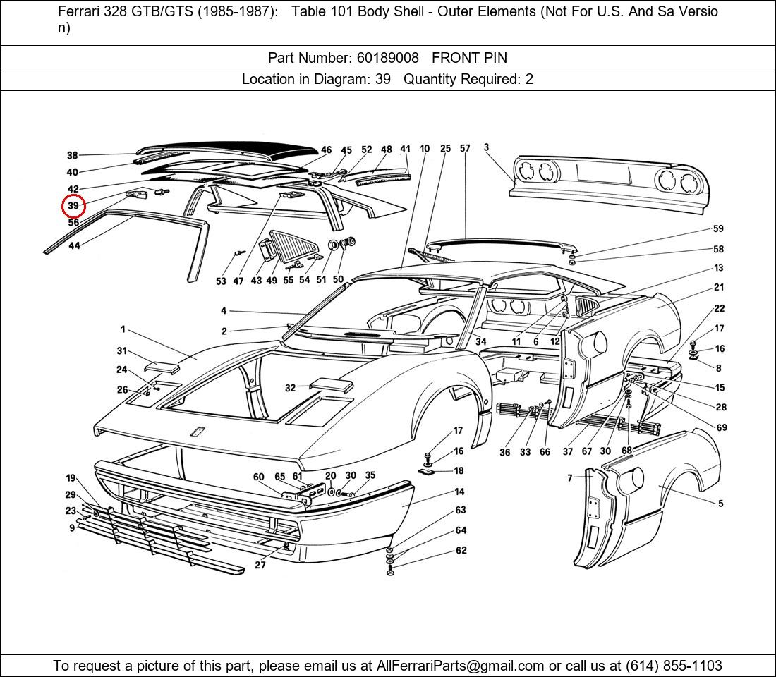 Ferrari Part 60189008