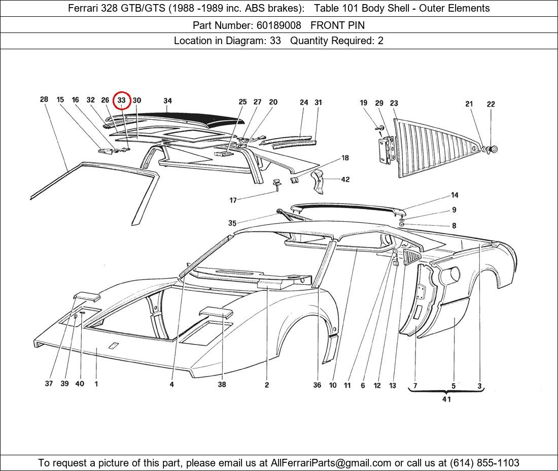 Ferrari Part 60189008