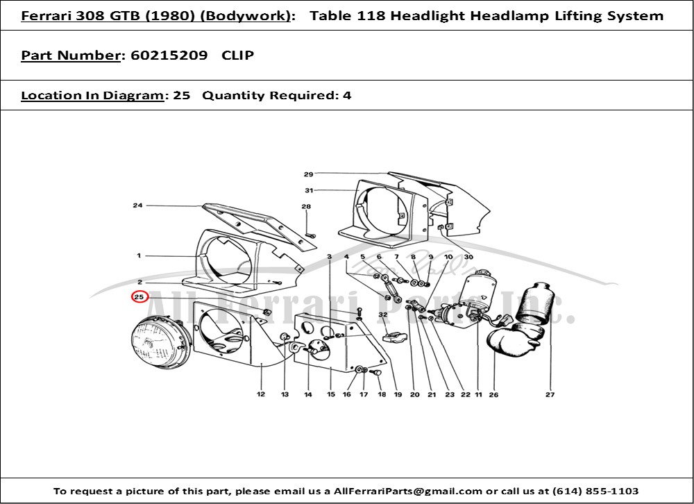 Ferrari Part 60215209