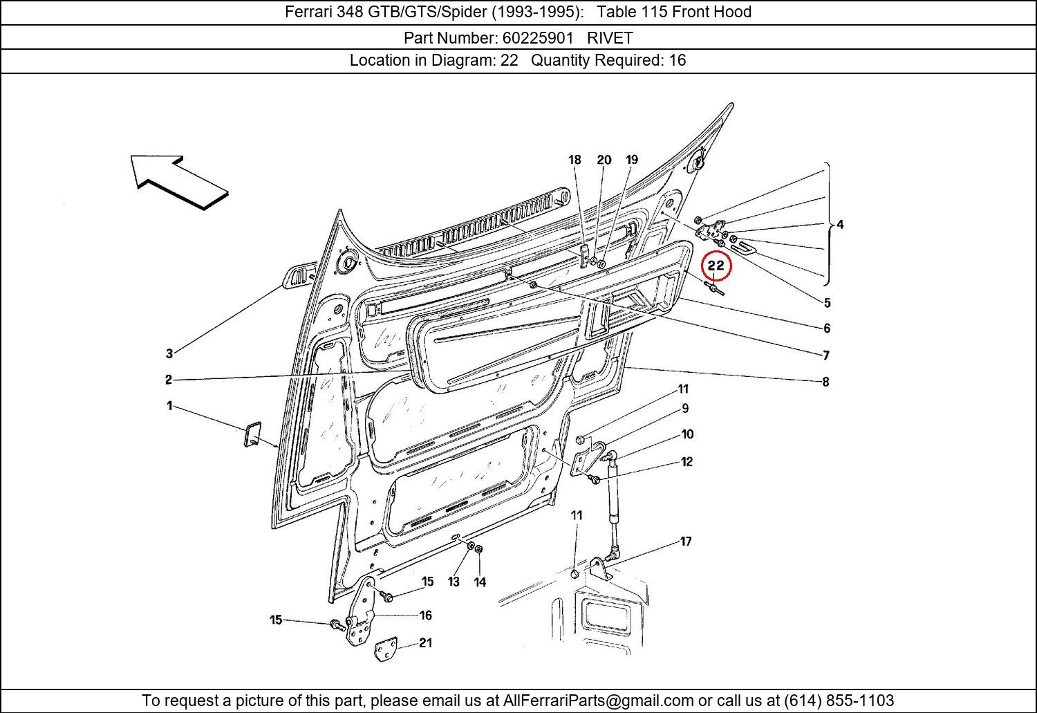 Ferrari Part 60225901