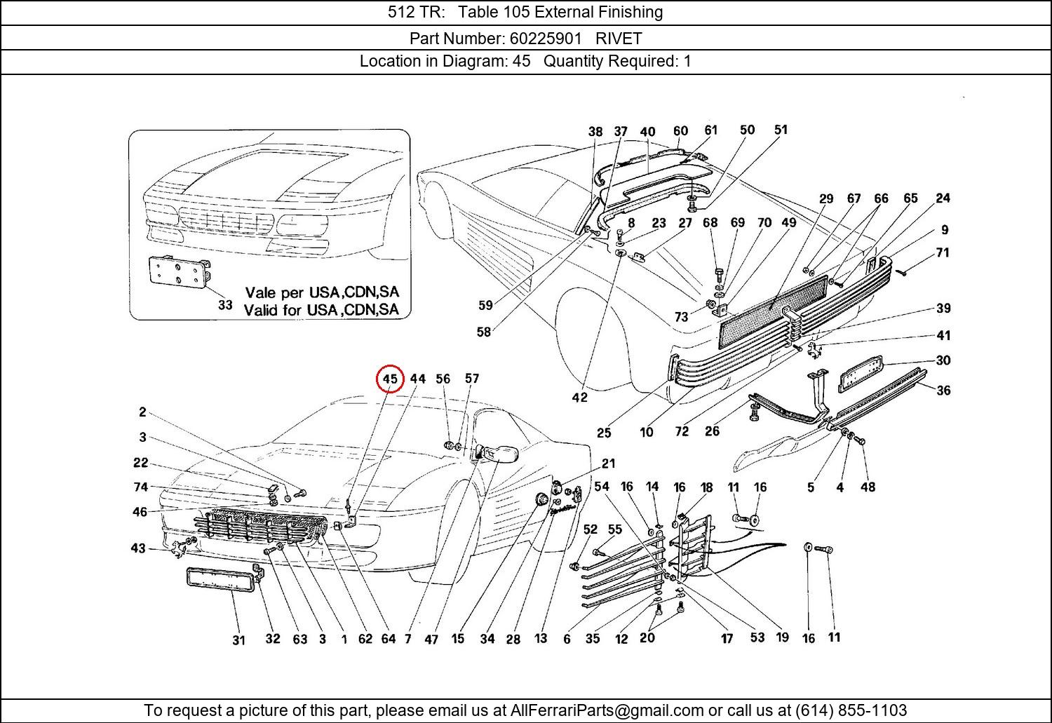 Ferrari Part 60225901