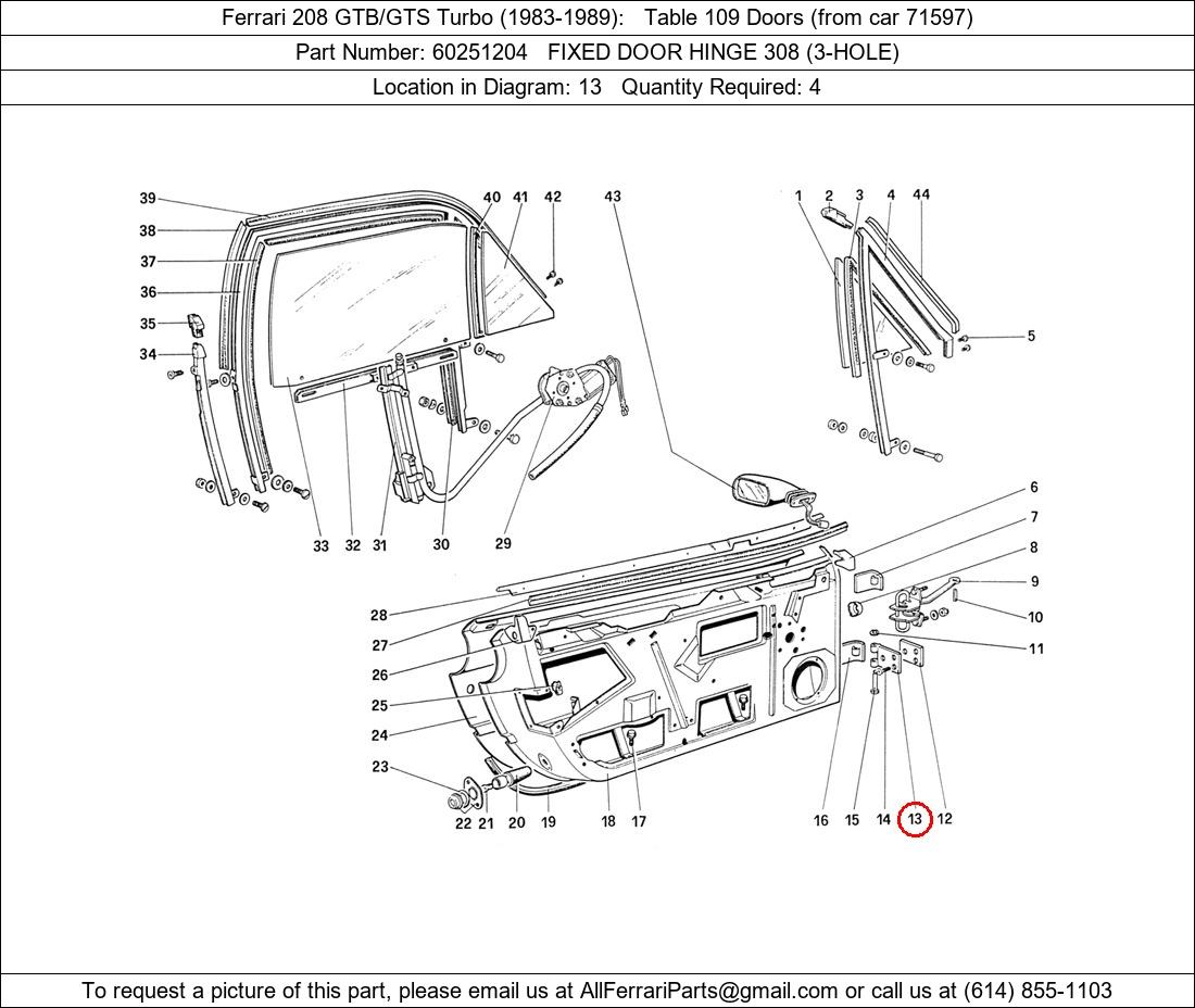 Ferrari Part 60251204