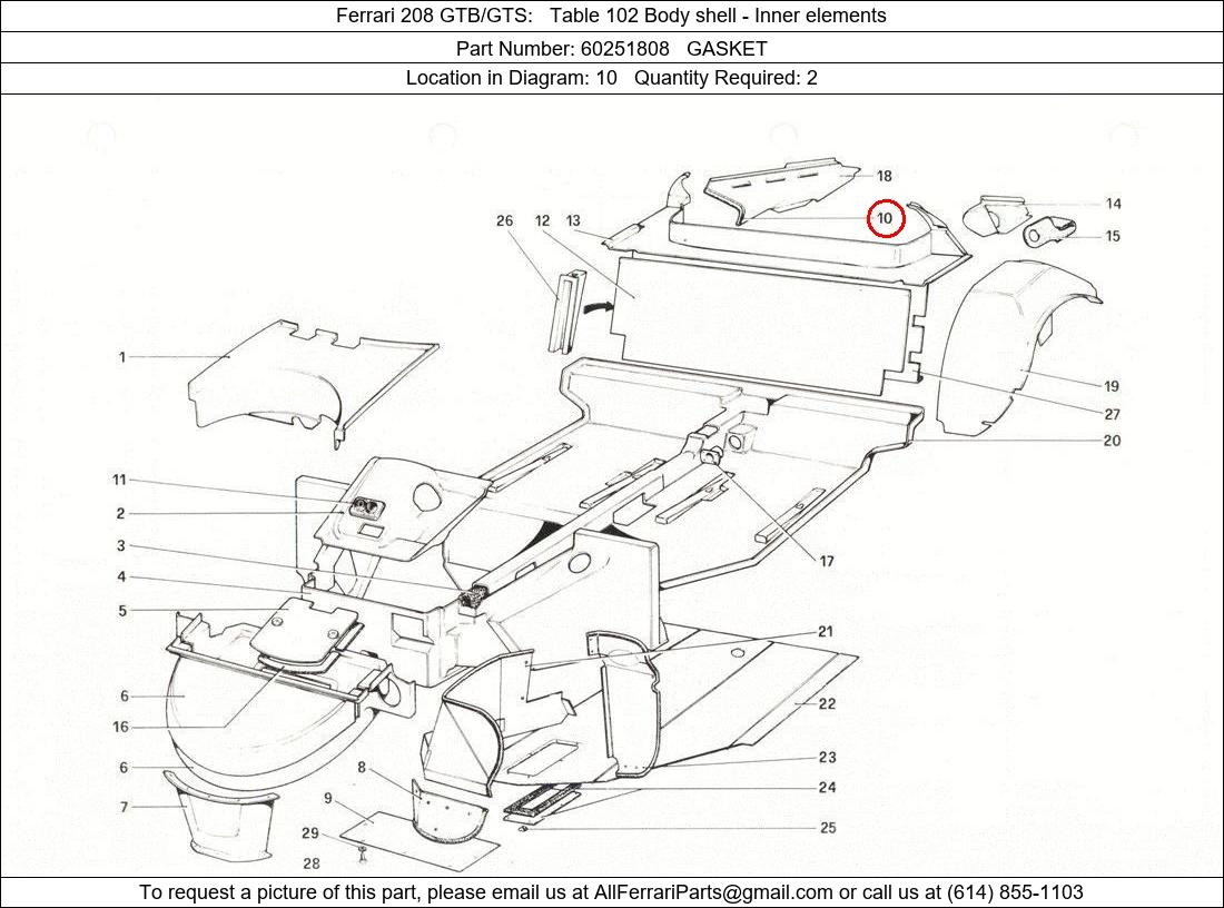 Ferrari Part 60251808