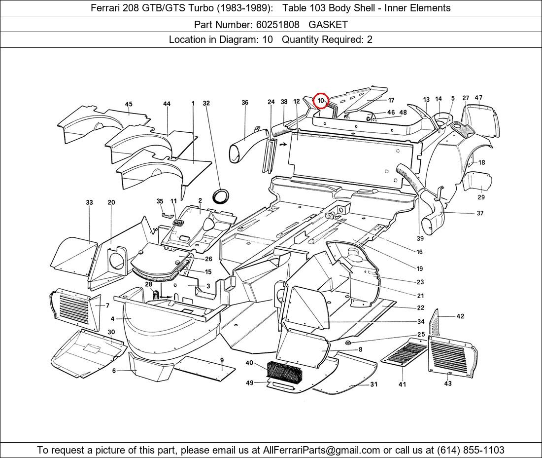 Ferrari Part 60251808