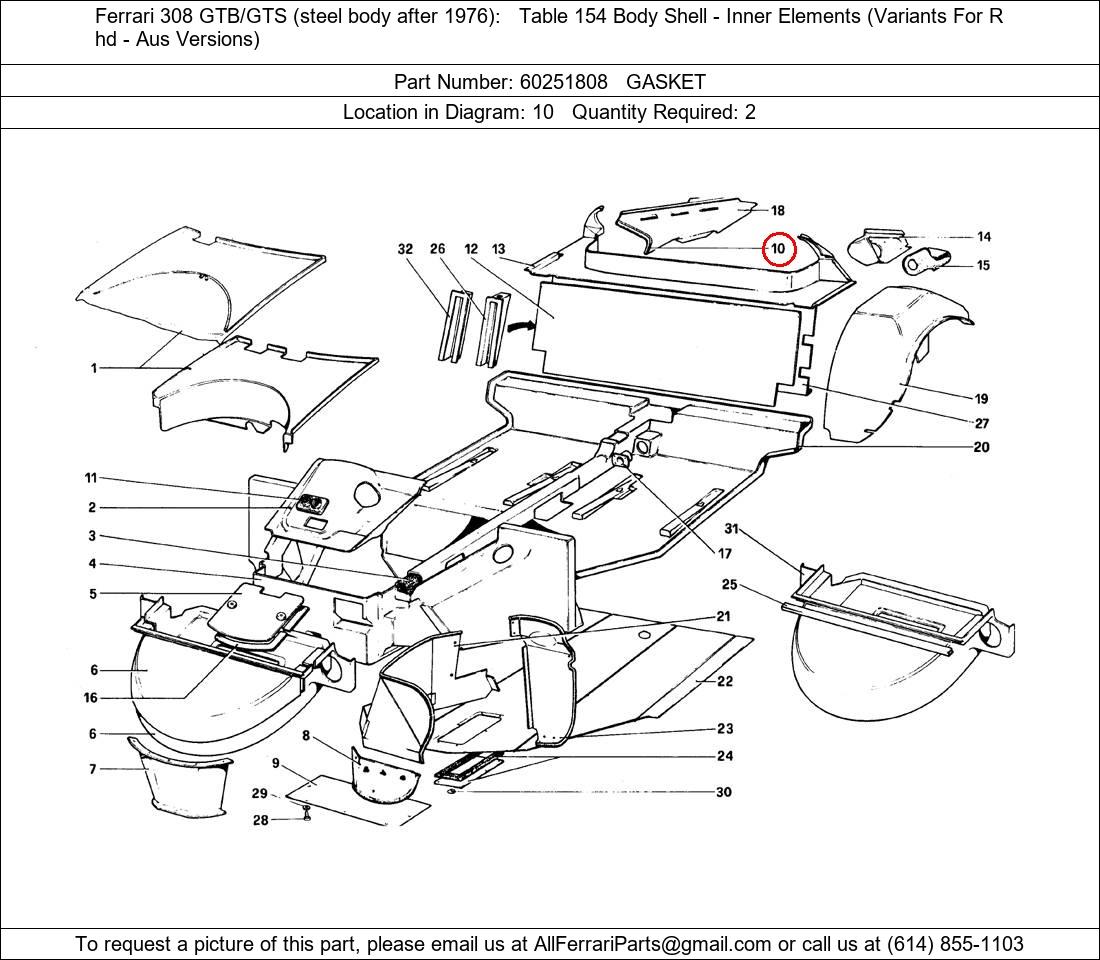 Ferrari Part 60251808