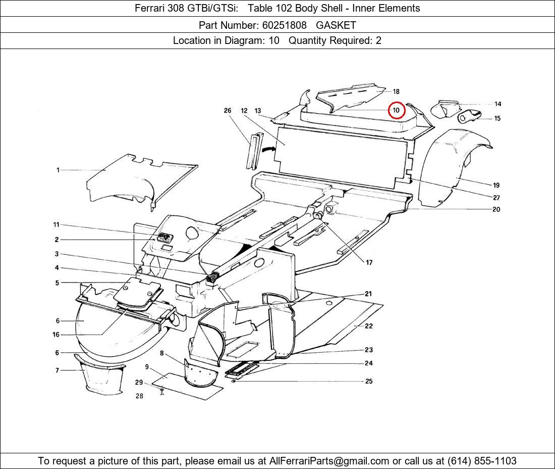 Ferrari Part 60251808