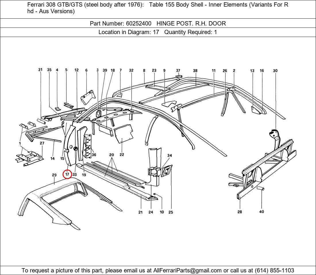 Ferrari Part 60252400