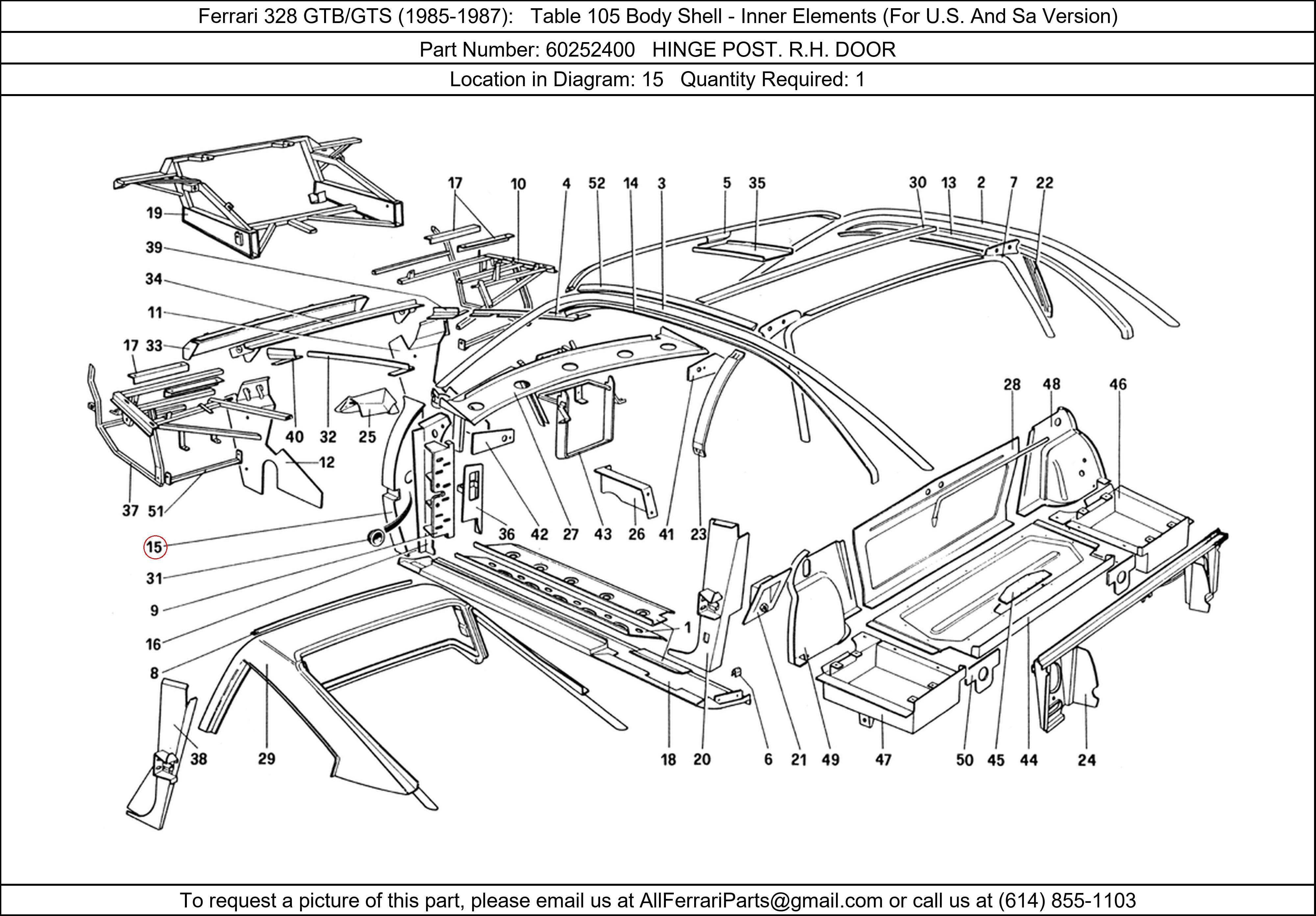 Ferrari Part 60252400