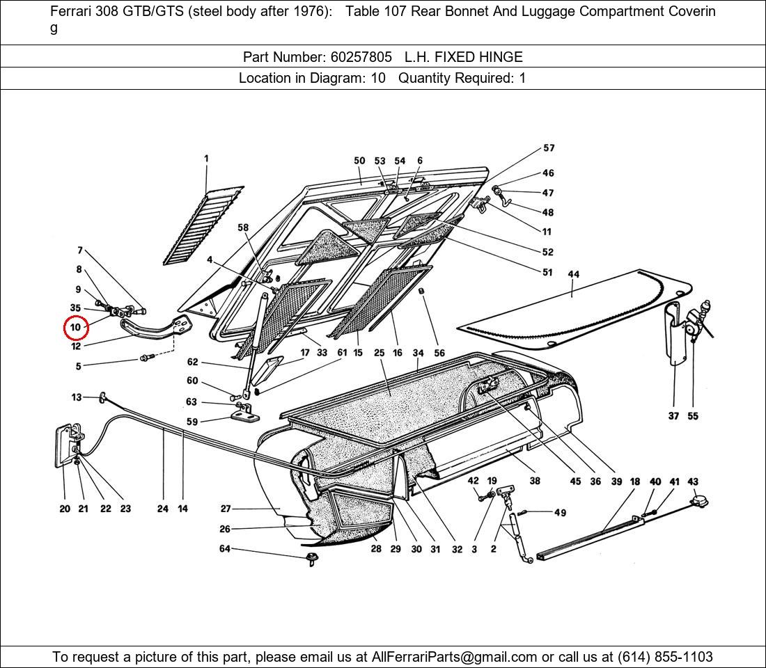 Ferrari Part 60257805