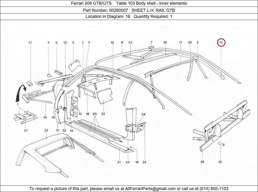 Ferrari Part 60260007