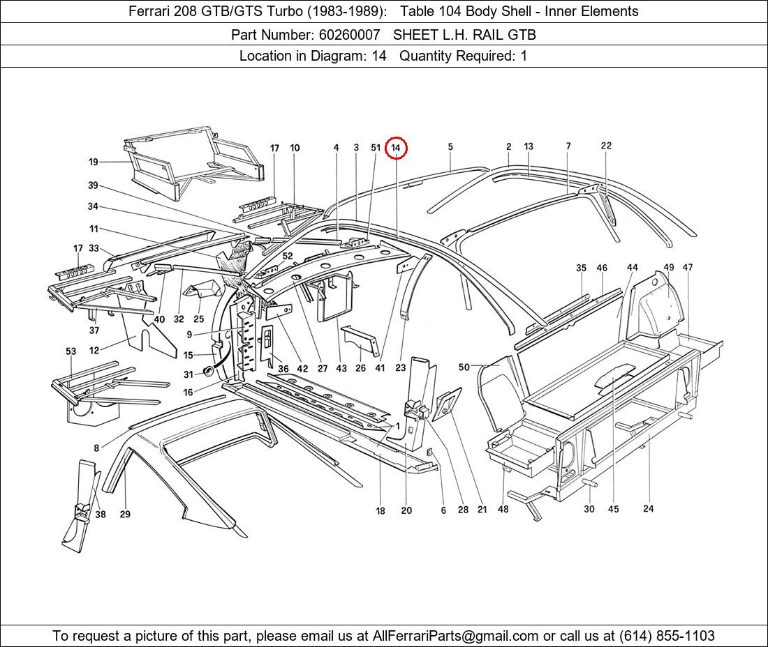 Ferrari Part 60260007