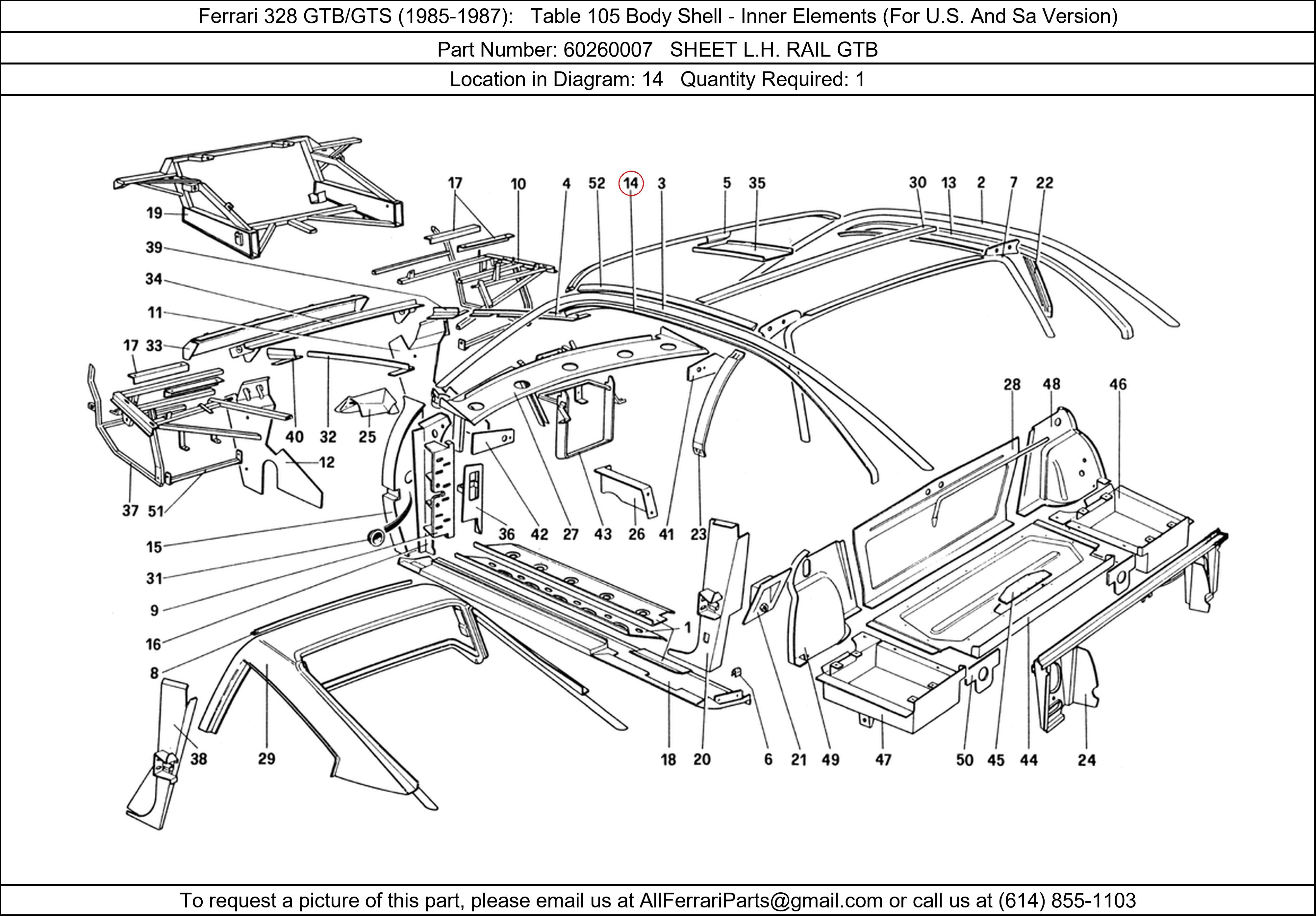 Ferrari Part 60260007