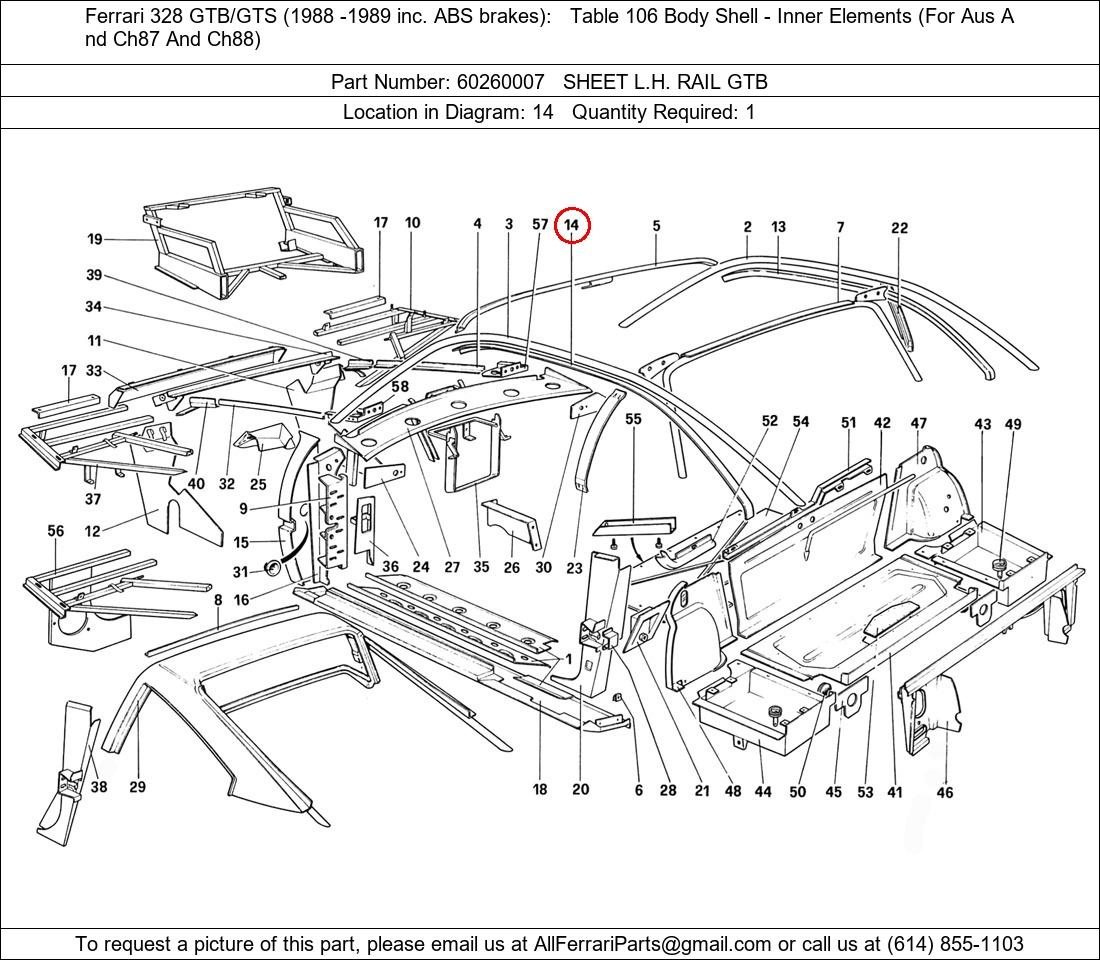 Ferrari Part 60260007