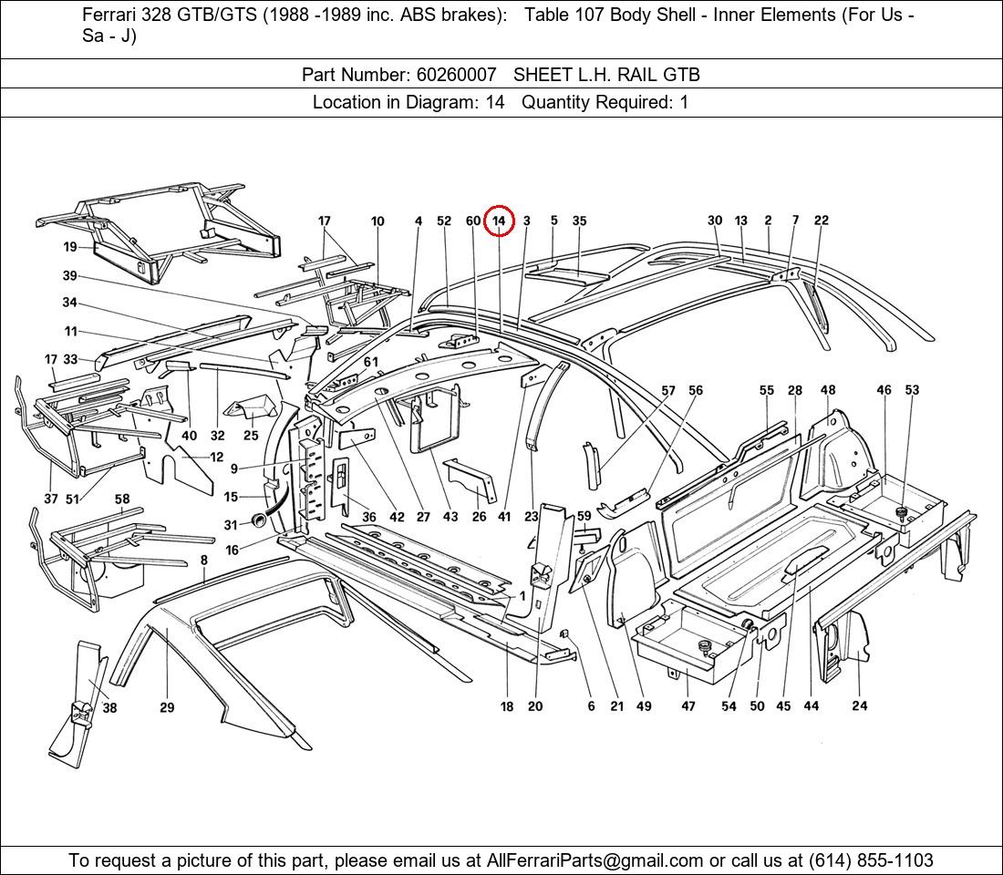 Ferrari Part 60260007