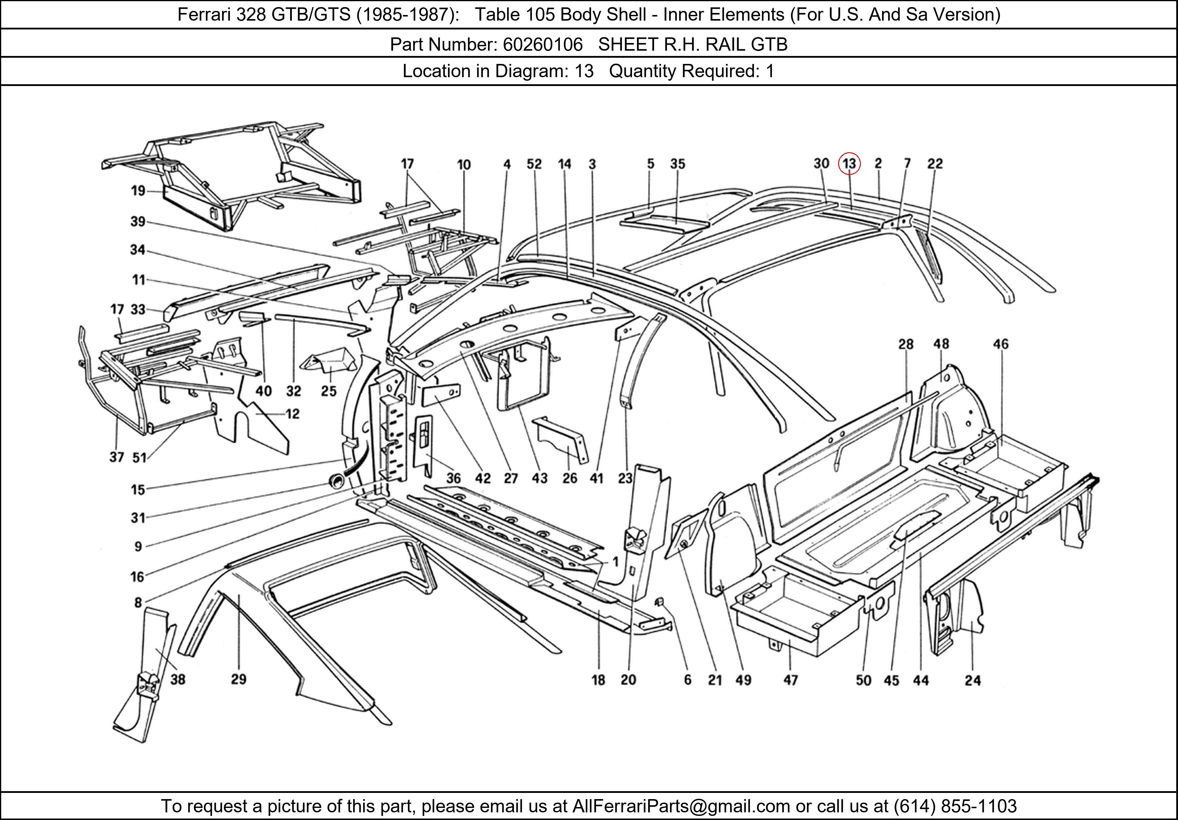 Ferrari Part 60260106