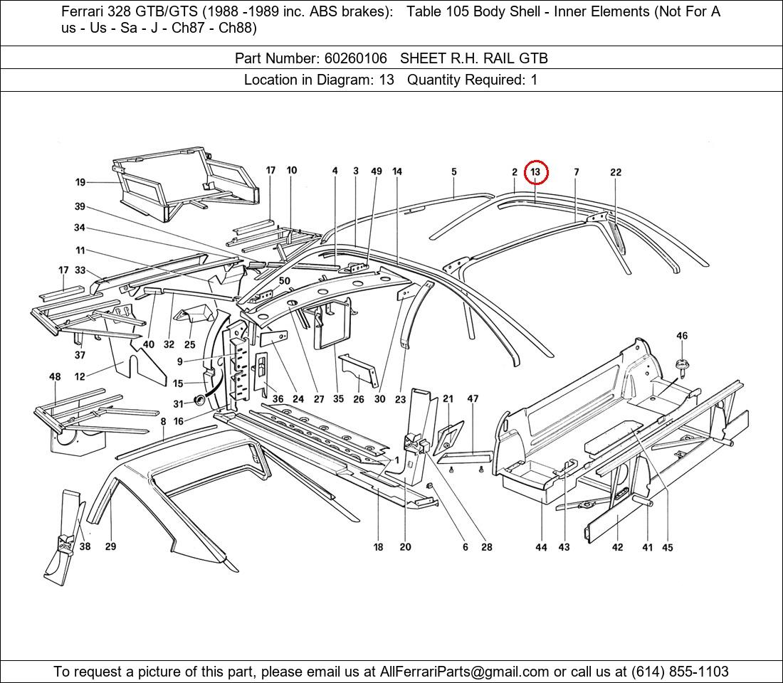 Ferrari Part 60260106