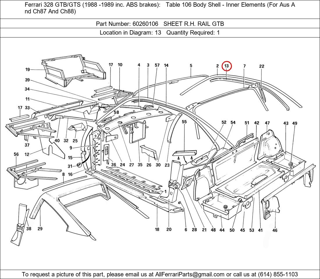 Ferrari Part 60260106