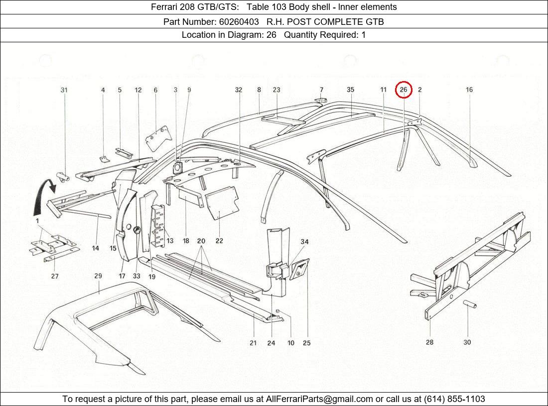 Ferrari Part 60260403